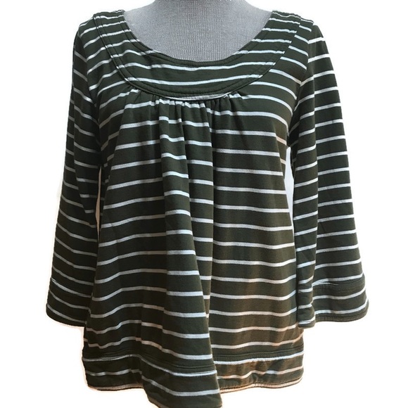 Old Navy Tops - Old Navy  Cotton Babydoll Striped Top Size Medium